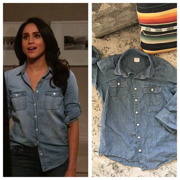 J. Crew factory store chambray shirt - Picture 1 of 2